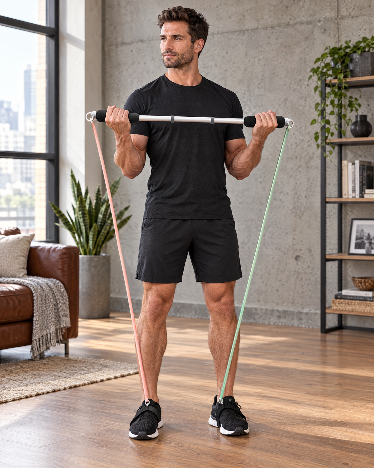 Bicep curl with the SculptBar